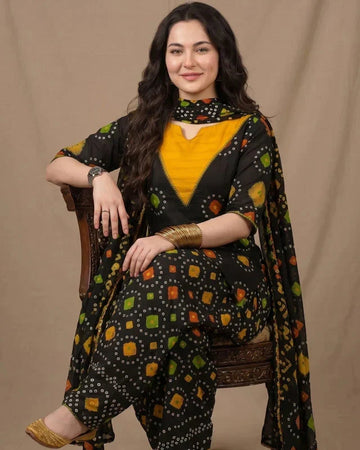 Chunri Print 3 Piece Lawn Suit for Women